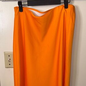 Vibrant Orange Women's Skirt